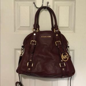 Michael Kors Bedford Bowling Bordeaux Satchel